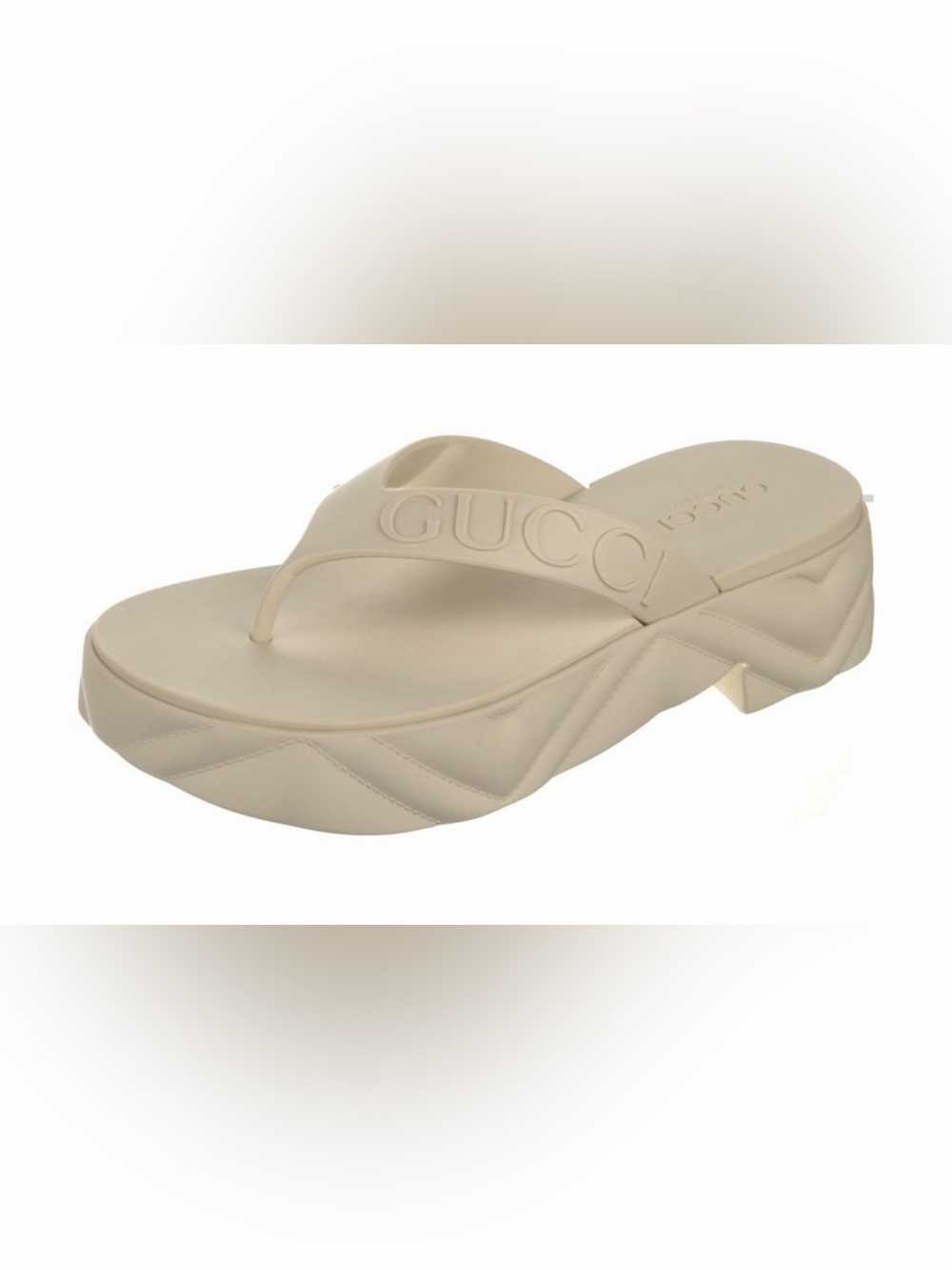 Gucci Rubber Thong Sandals!
